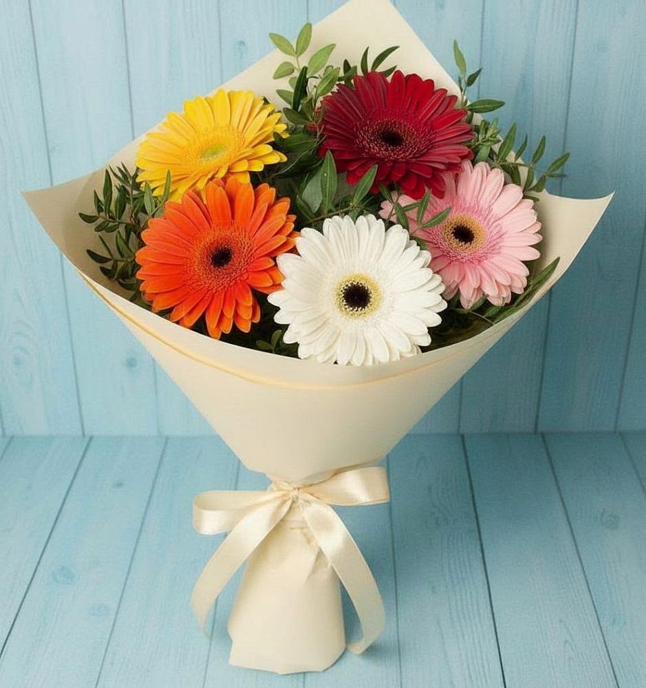 Букет цветов из: Герберы в Новинки Нижний Новгород