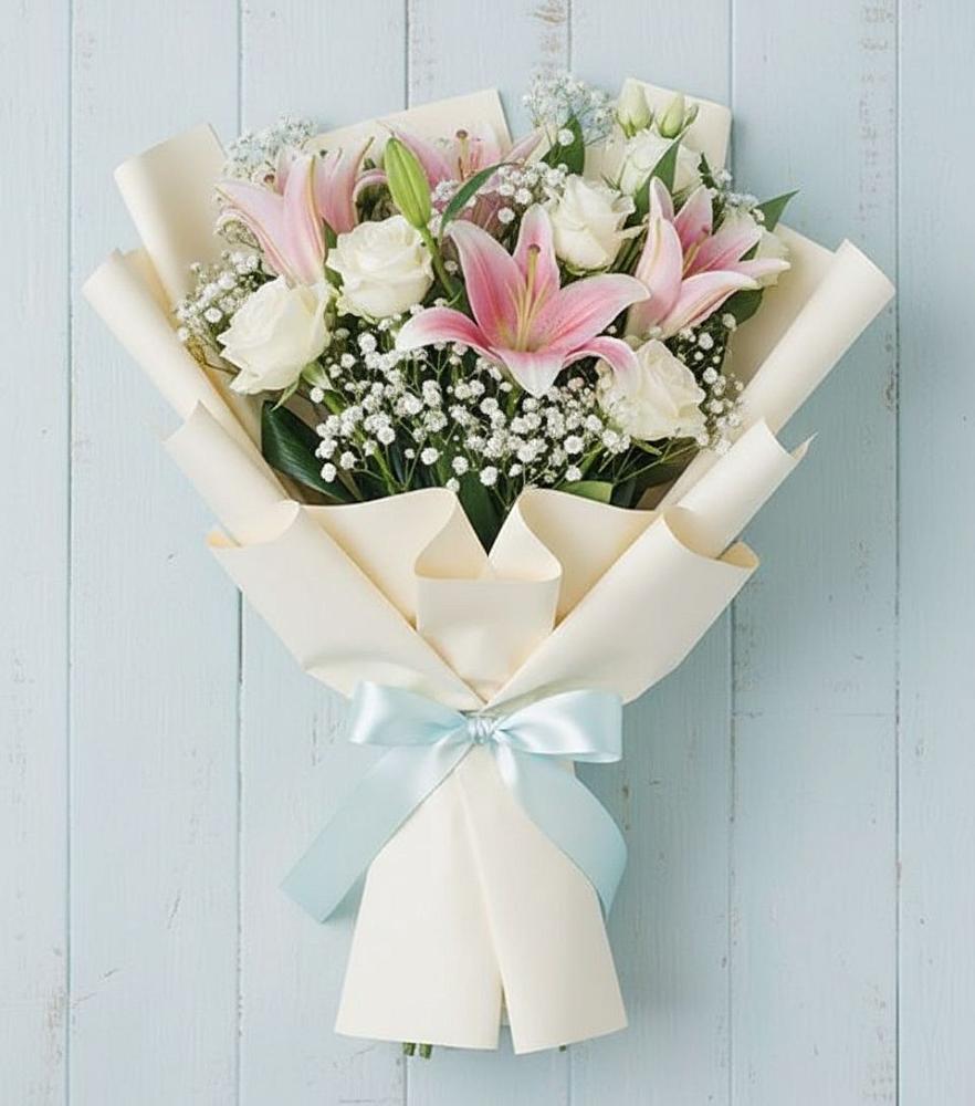 Букет цветов из: Лилии в Новинки Нижний Новгород