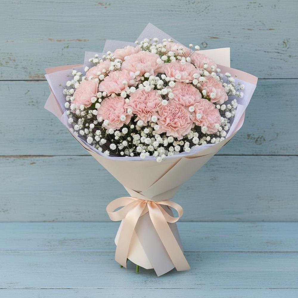 Букет цветов из: Гвоздики в Новинки Нижний Новгород