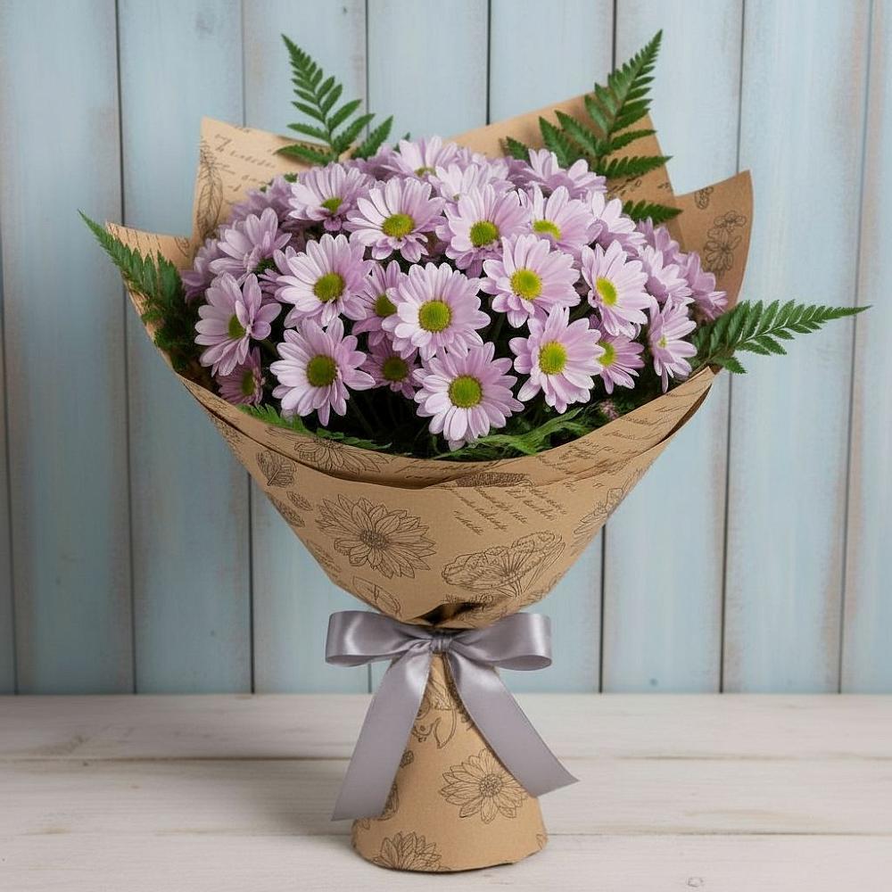 Букет цветов из: Хризантемы в Новинки Нижний Новгород
