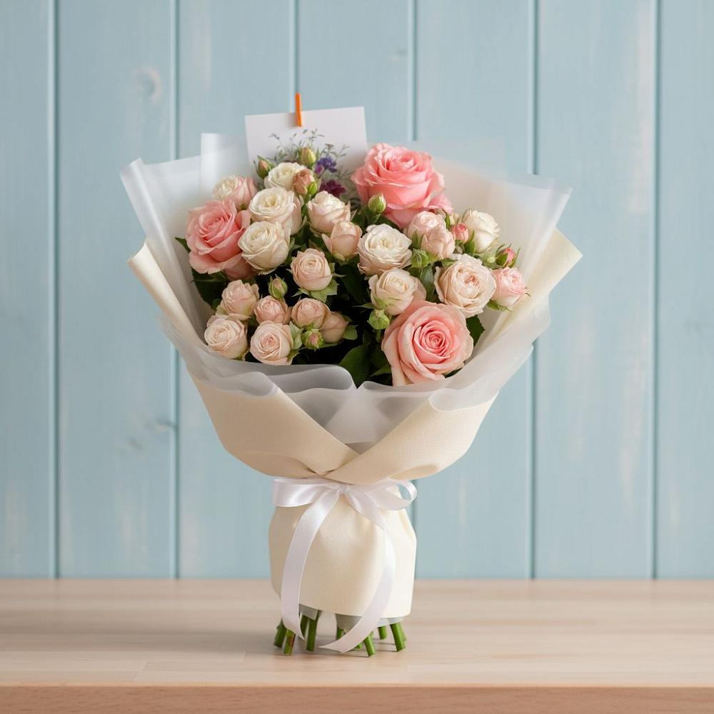 Букет цветов из: Розы в Новинки Нижний Новгород