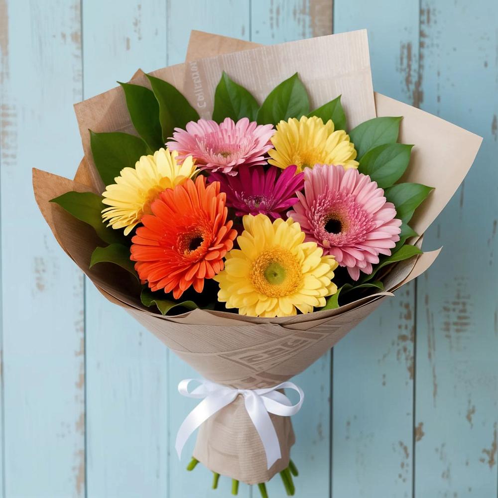 Букет цветов из: Герберы в Новинки Нижний Новгород