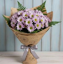 Букет цветов из:  Хризантемы в Новинки Нижний Новгород