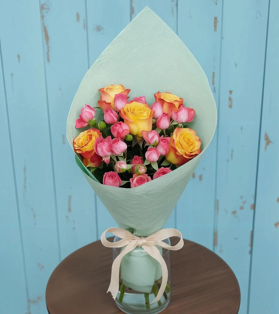 Букет цветов из: Розы в Новинки Нижний Новгород