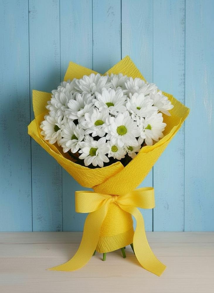 Букет цветов из: Хризантемы в Новинки Нижний Новгород