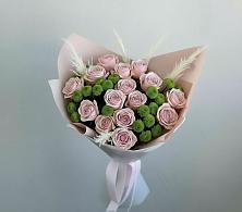 Букет цветов из:  Розы и Хризантемы в Новинки Нижний Новгород