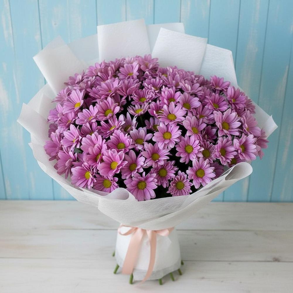 Букет цветов из: Хризантемы в Новинки Нижний Новгород