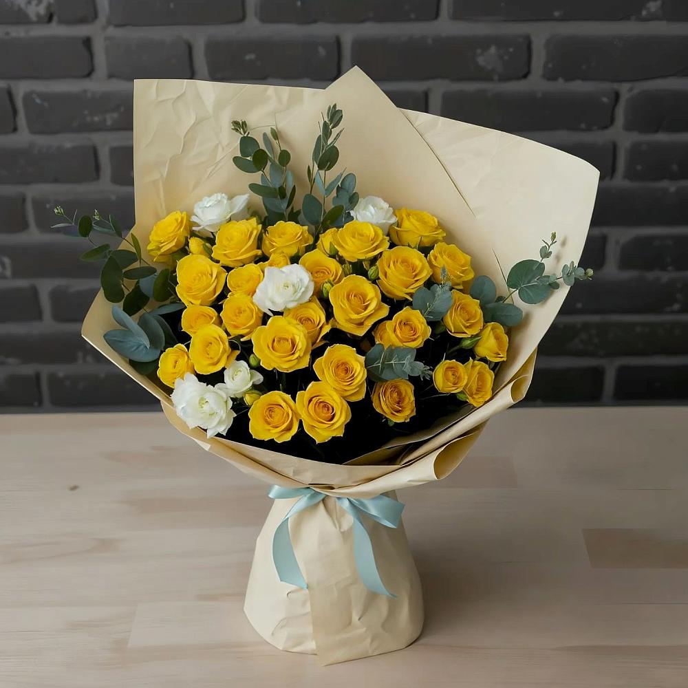 Букет цветов из: Розы в Новинки Нижний Новгород