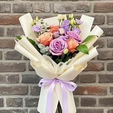 Букет цветов из:  Лизиантусы и Розы #REPLACE_PRED# Новинки Нижний Новгород