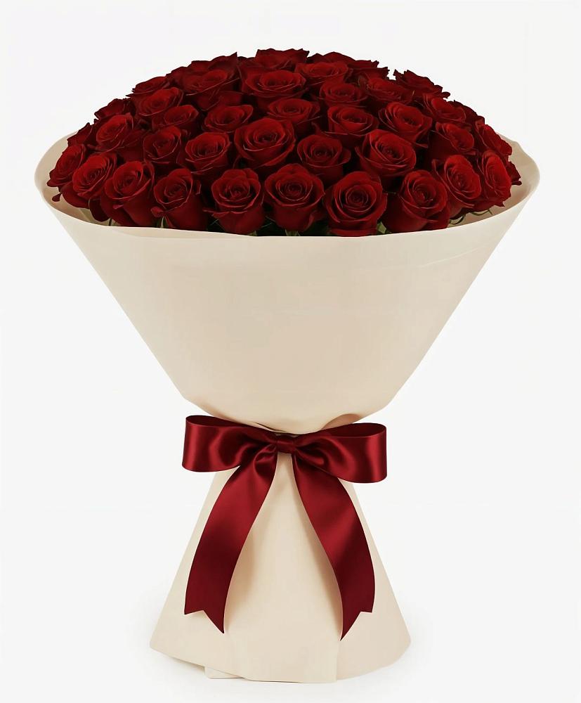 Букет 101 Бордовая роза Блэк Бакарра в Новинки Нижний Новгород