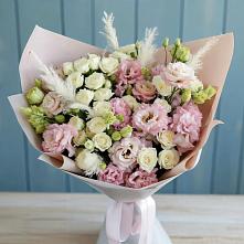 Букет цветов из:  Альстромерии и Розы в Новинки Нижний Новгород