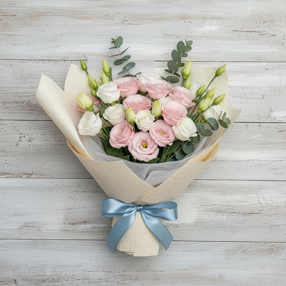 Букет цветов из: Лизиантусы в Новинки Нижний Новгород